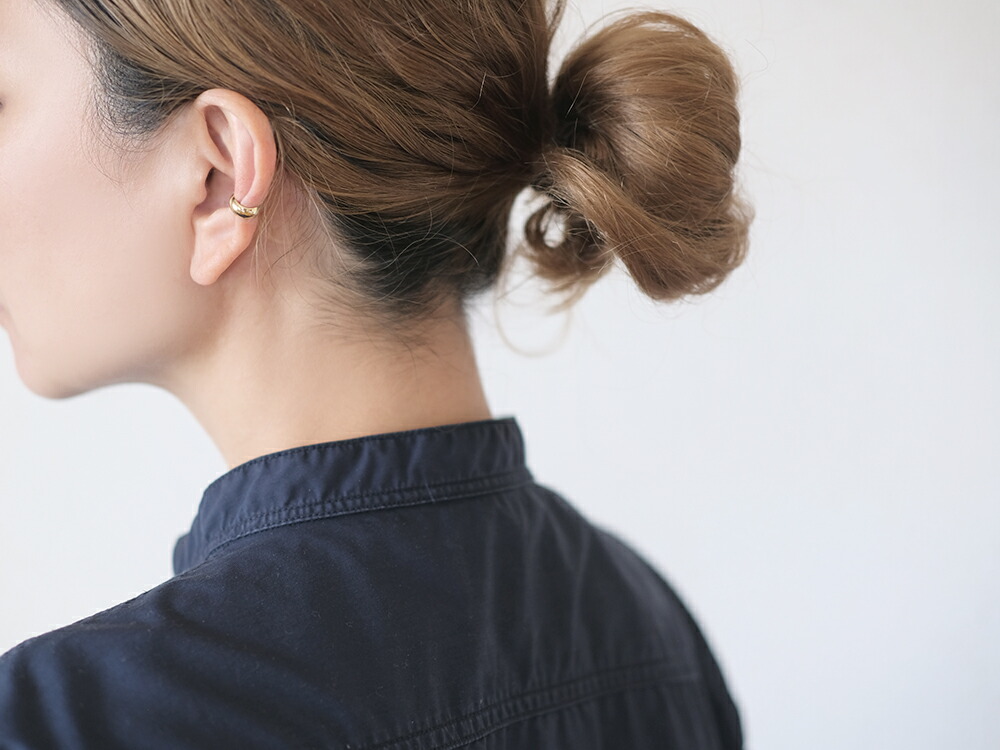 【片耳販売】 K18 ファーバ イヤーカフ rpacp330923の画像