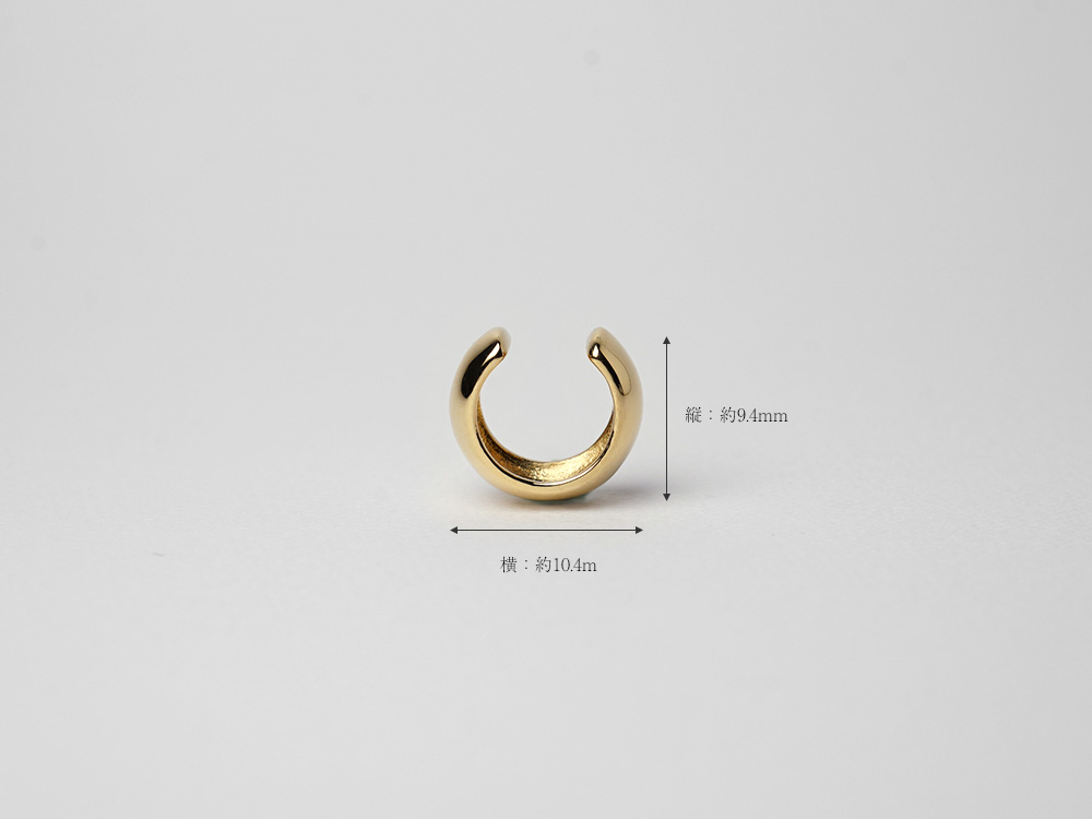 【片耳販売】 K18 ファーバ イヤーカフ rpacp330923の画像