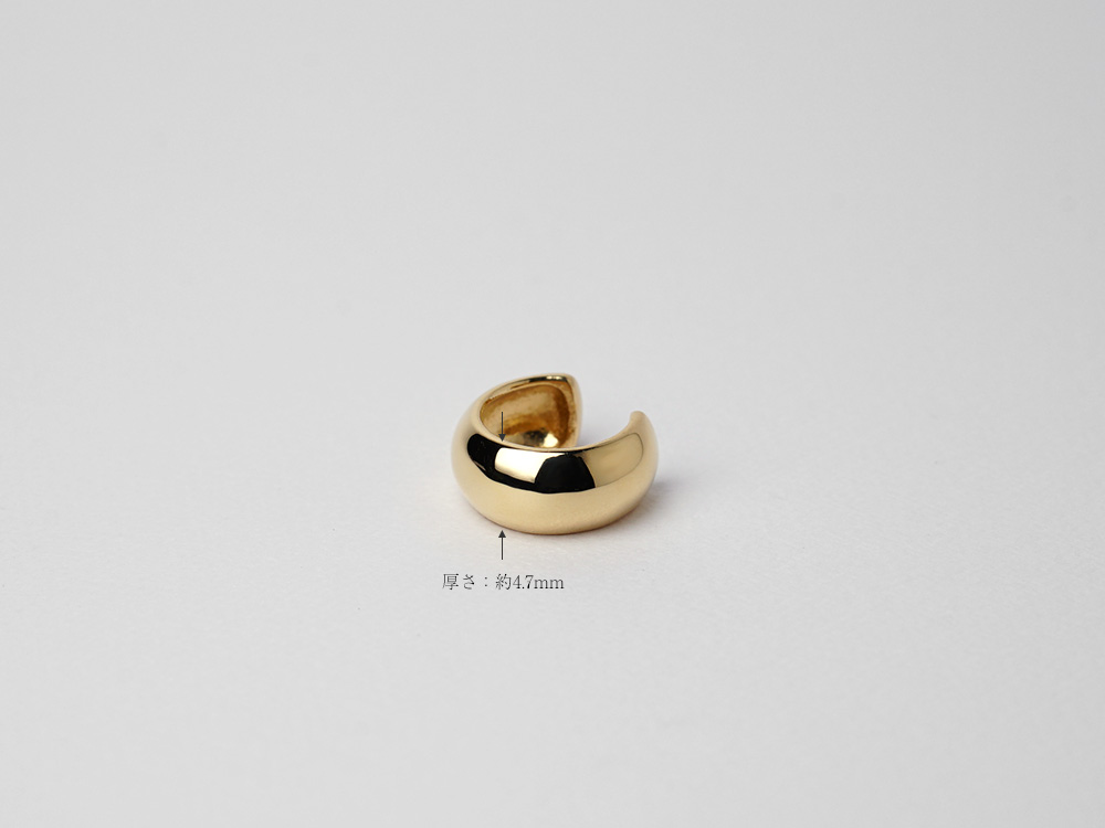 【片耳販売】 K18 ファーバ イヤーカフ rpacp330923の画像