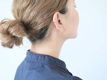 【片耳販売】 K18 ファーバ イヤーカフ rpacp330923の画像