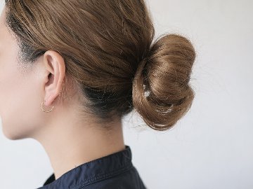 K18 プリュイ フープピアス rpacp325123の画像