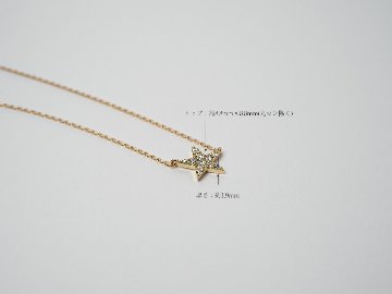 K18 スターライト パヴェ ダイヤモンド ネックレス rpg032032100221の画像