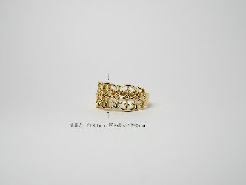 K18 アラベスク リング rpg012011679022の画像