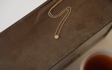 K18 mini スマイル パヴェ ダイヤモンド ネックレス rph66733021の画像
