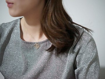 K18 ハート ローズ ロマンティック ペンダントトップ rpa2778021の画像