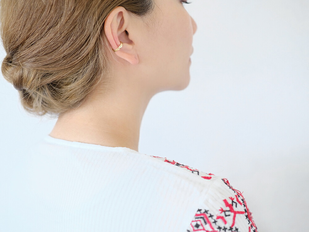 【片耳販売】 K18 麦穂 イヤーカフ rpa2235523の画像