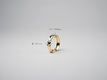 【片耳販売】 K18 麦穂 イヤーカフ rpa2235523の画像