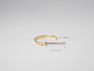 K18 ロック ピアス rpa2231023の画像