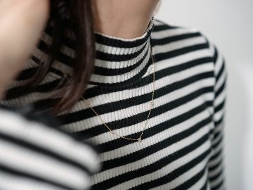 K18 エスタシオン ネックレス 0.3ct （アシンメトリー） Thepavilion rpaub421の画像