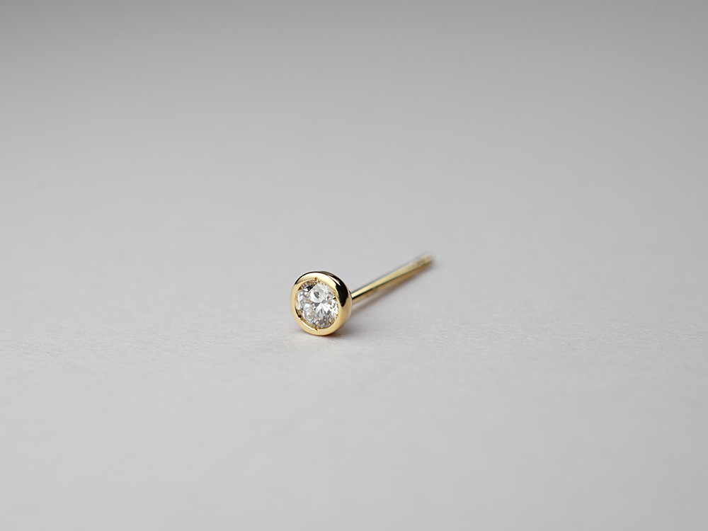 K18 ダイヤモンド スタッド ピアス 0.1ct rpa1945123の画像