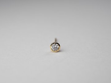 K18 ダイヤモンド スタッド ピアス 0.1ct rpa1945123の画像