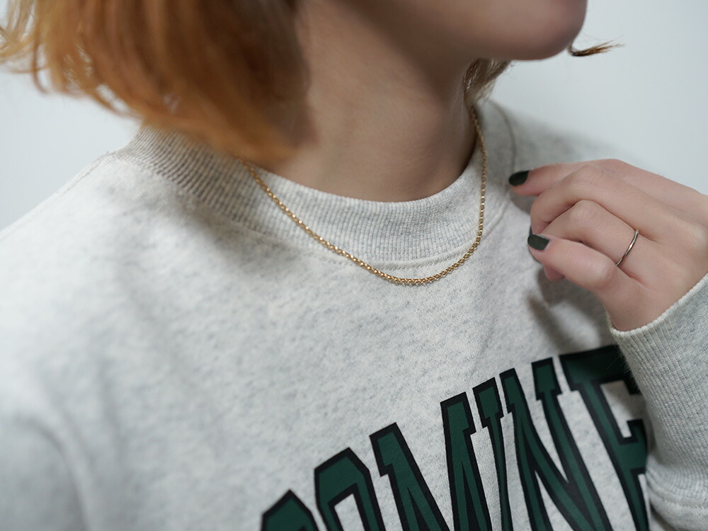 K18 エスカルゴ ネックレスチェーン 2.0mm rpu100021の画像
