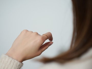 K18 ベゼル ダイヤモンド リング rpaub10622の画像