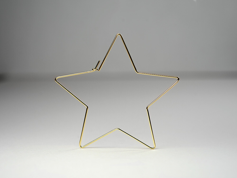 K18 スターフープピアス rpaub1123の画像