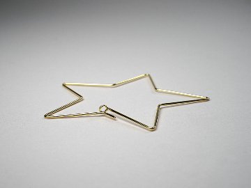 K18 スターフープピアス rpaub1123の画像