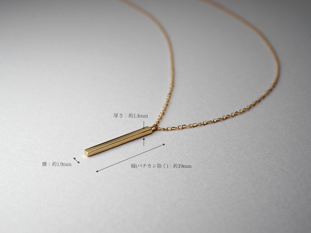 K18 ピラー ネックレス rph63428021の画像