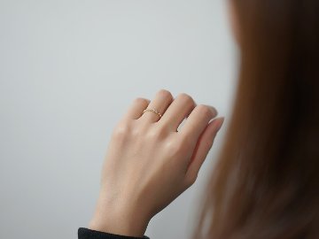 K18 ダイヤモンド レース リング rpa1970122の画像