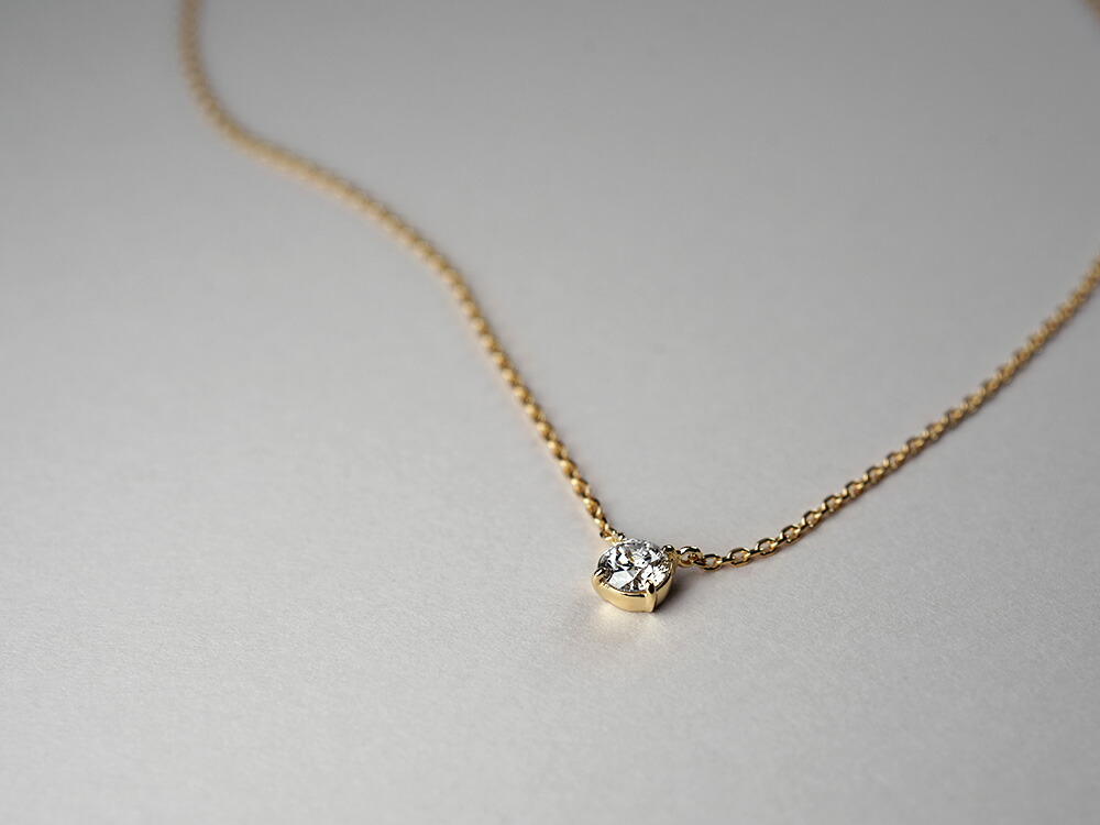 K18 ダイヤモンド ネックレス 0.3ct/G/VSup/H&C rpa2856621の画像