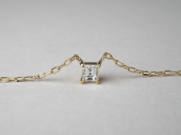K18 カレカット ダイヤモンド ネックレス G/VSクラス rpa2795521の画像