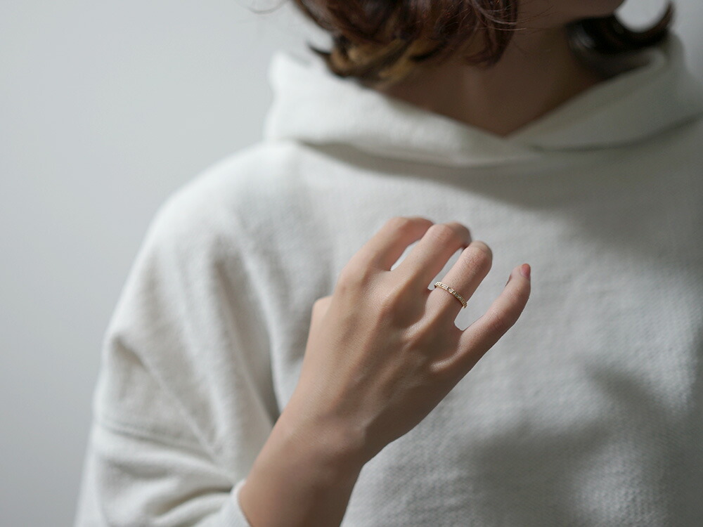 K18 ヴァーグ ダイヤモンド リング rpa1939322の画像