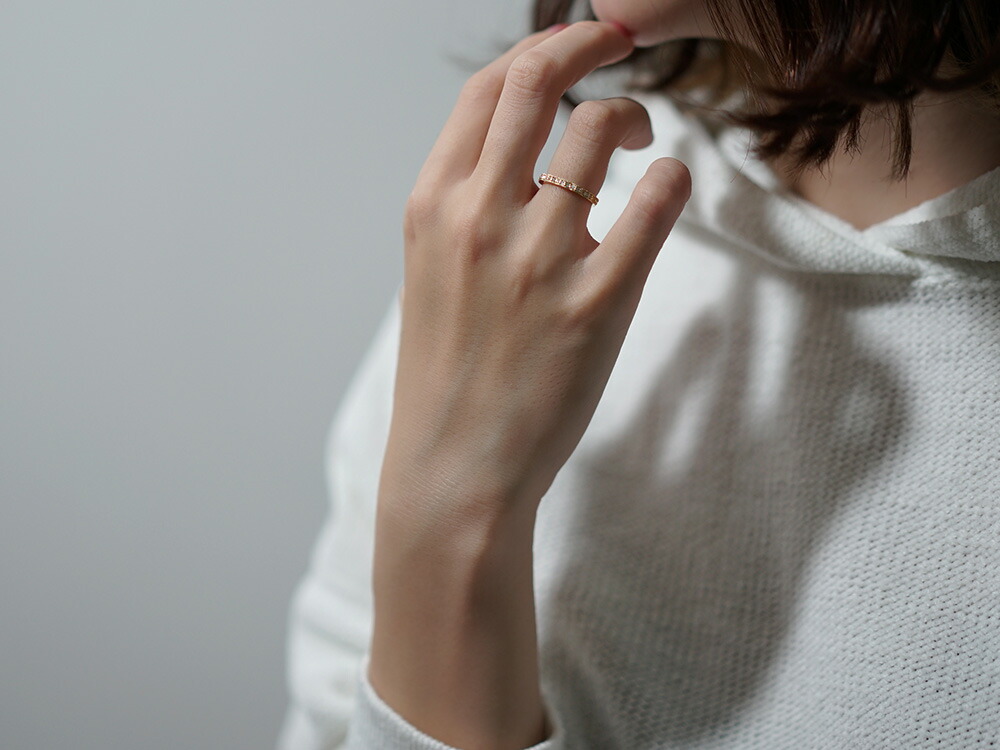 K18 ヴァーグ ダイヤモンド リング rpa1939322の画像