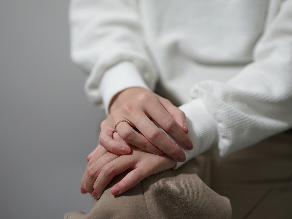 K18 ヴァーグ ダイヤモンド リング rpa1939322の画像