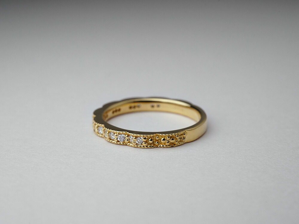 K18 ヴァーグ ダイヤモンド リング rpa1939322の画像