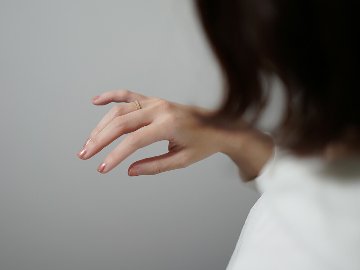 K18 ヴァーグ ダイヤモンド リング rpa1939322の画像