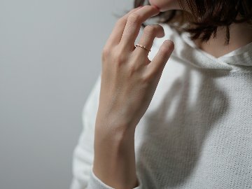 K18 ヴァーグ ダイヤモンド リング rpa1939322の画像