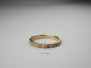 K18 ヴァーグ ダイヤモンド リング rpa1939322の画像