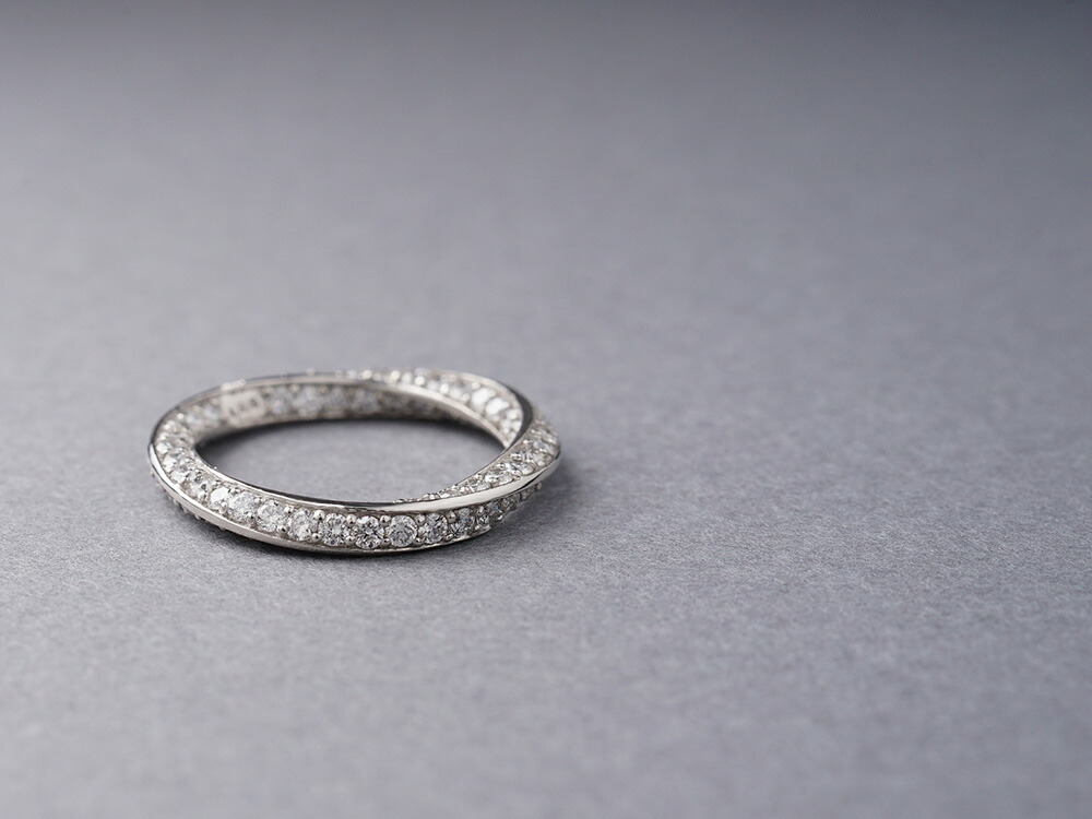K18 ダイヤモンド フルエタニティ リング インフィニティ 1.5ct rph31398422の画像