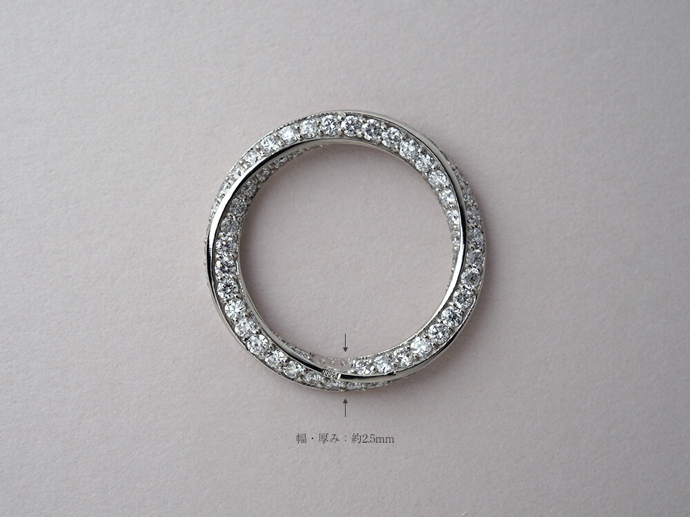 K18 ダイヤモンド フルエタニティ リング インフィニティ 1.5ct rph31398422の画像