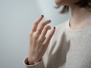 K18 ダイヤモンド マット リング rph28843422の画像