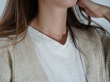 K18 ハート ダイヤモンド ネックレス rph64099421の画像