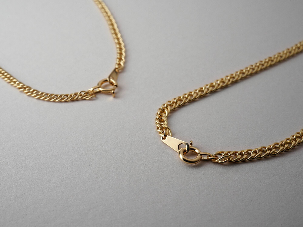 K18 ダブル 喜平 ネックレスチェーン rpu100121の画像