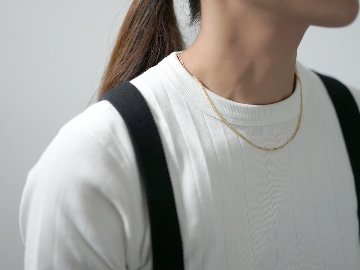 K18 ダブル 喜平 ネックレスチェーン rpu100121の画像