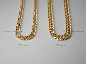 K18 ダブル 喜平 ネックレスチェーン rpu100121の画像