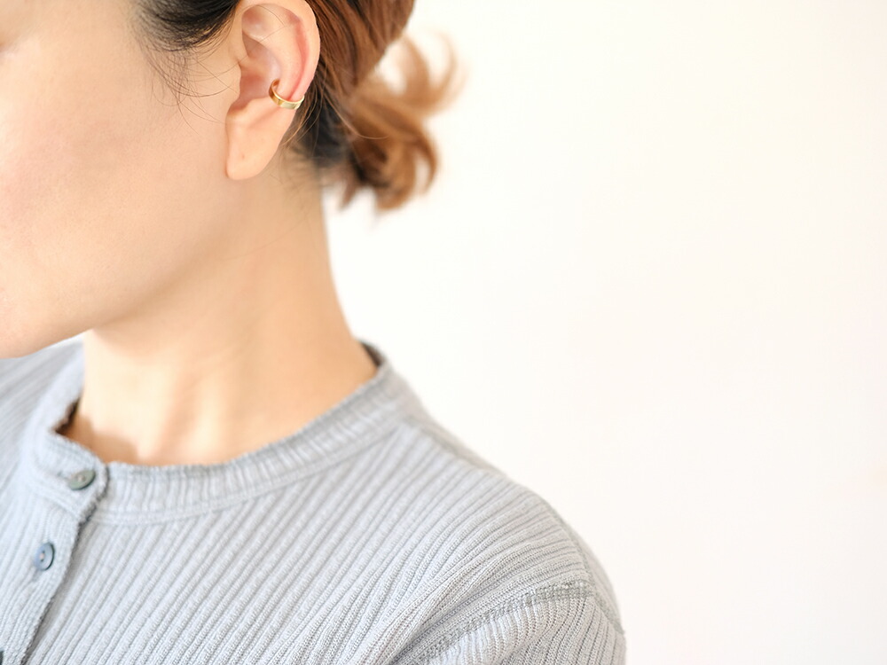 【片耳販売】 K18 フラッター イヤーカフ rph55573623の画像
