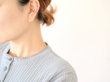 【片耳販売】 K18 フラッター イヤーカフ rph55573623の画像