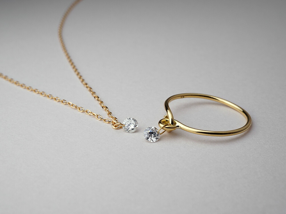 K18 ダイヤモンド リング 0.1ct アンドレス rph26546022の画像