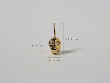 K18 ダイヤモンド ペンダントトップ カラベラ rpaub11521の画像