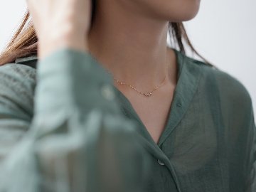 K18 ダイヤモンド ハロ ネックレス rph69645921の画像