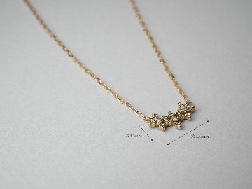 K18 ダイヤモンド ハロ ネックレス rph69645921の画像