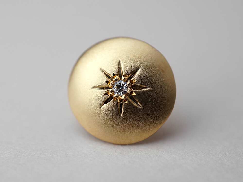 K18 ダイヤモンド ソル ピアス rph48987523の画像