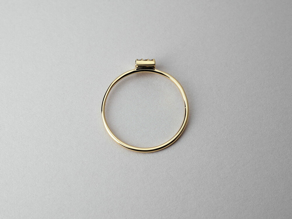 K18 ダイヤモンド カレ リング rph38456222の画像