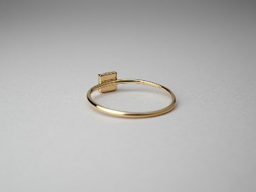 K18 ダイヤモンド カレ リング rph38456222の画像