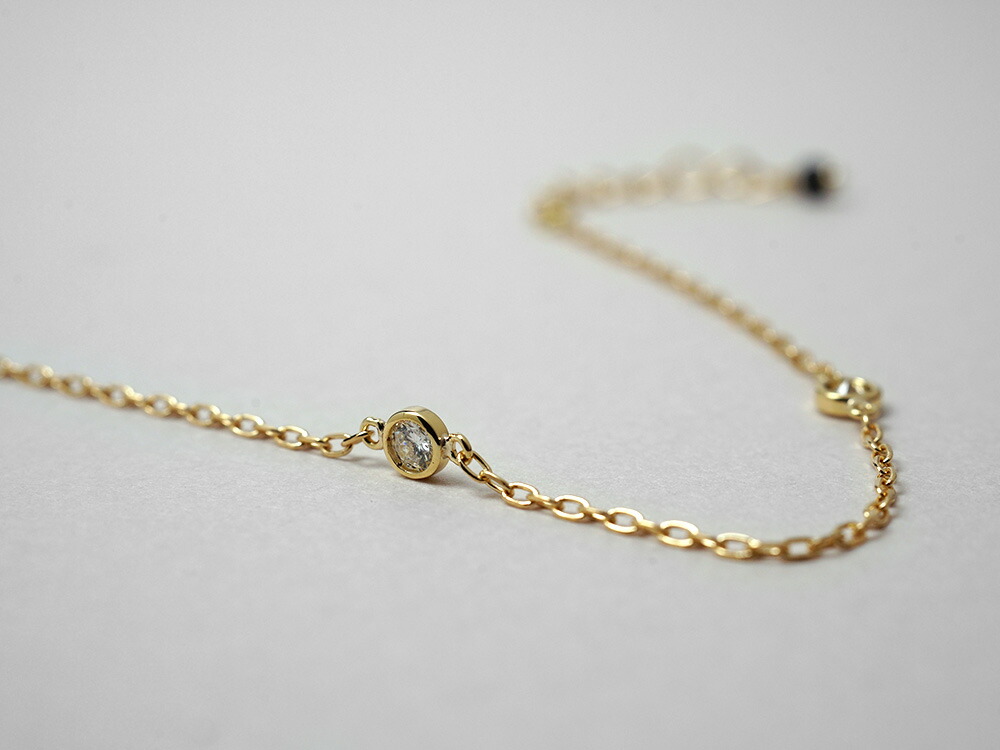K18 ダイヤモンド ブレスレット 0.15ct The pavilion rpaub824の画像