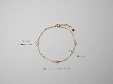 K18 ダイヤモンド ブレスレット 0.15ct The pavilion rpaub824の画像