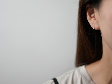 K18 ダイヤモンド ピアス カラベラ rpaub12123の画像