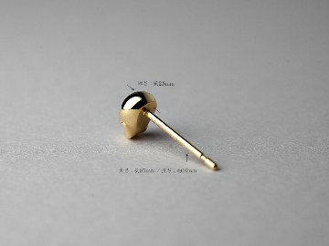 K18 ダイヤモンド ピアス カラベラ rpaub12123の画像